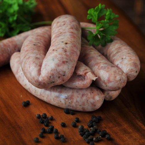 Pork & Cracked Black Pepper Sausage