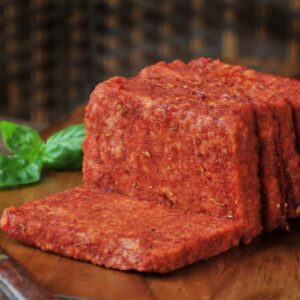 Traditional beef slice sausage cut a little thicker with an italian herb coating.