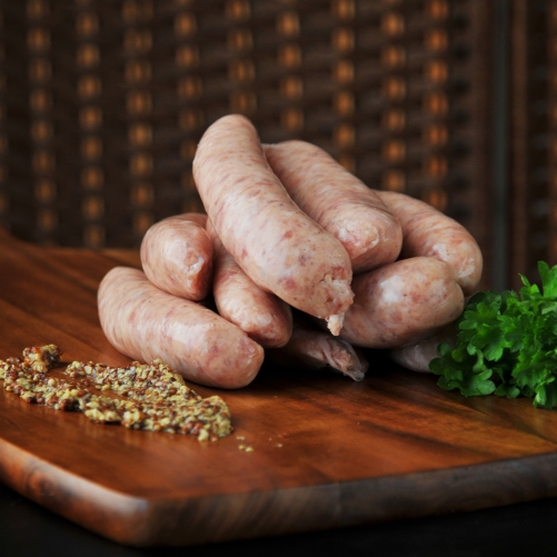 Our own make pork links with a honey and dijon mustard flavour.