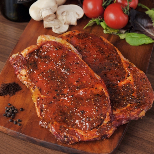 Black Garlic Frying Steaks