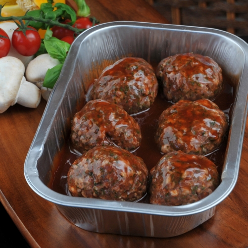 Minced lean pork & beef. Mild sauce with onions and fresh tomatoes and the best of red peppers.