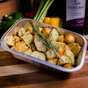 Black Garlic Baby Potatoes