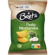 Brets Crisps Pesto Mozzarella