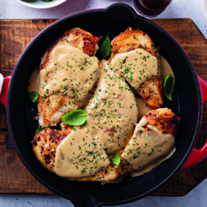Chicken in Creamy White Wine Chicken